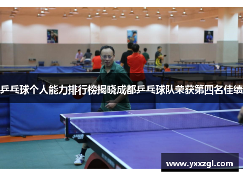 乒乓球个人能力排行榜揭晓成都乒乓球队荣获第四名佳绩