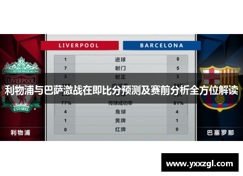 利物浦与巴萨激战在即比分预测及赛前分析全方位解读